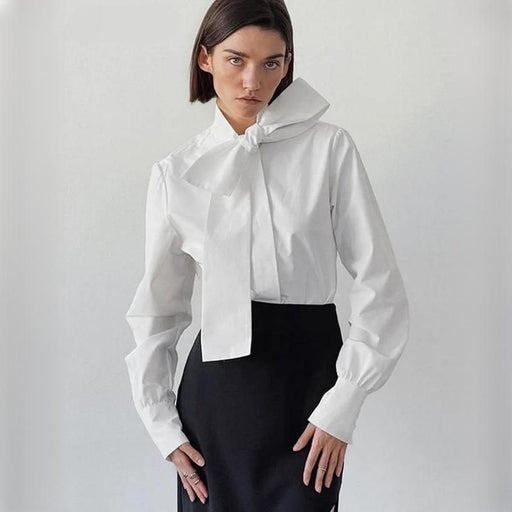 lace bow blouse - MRSLM