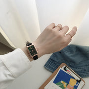 retro square women's watch, view 3 - MRSLM