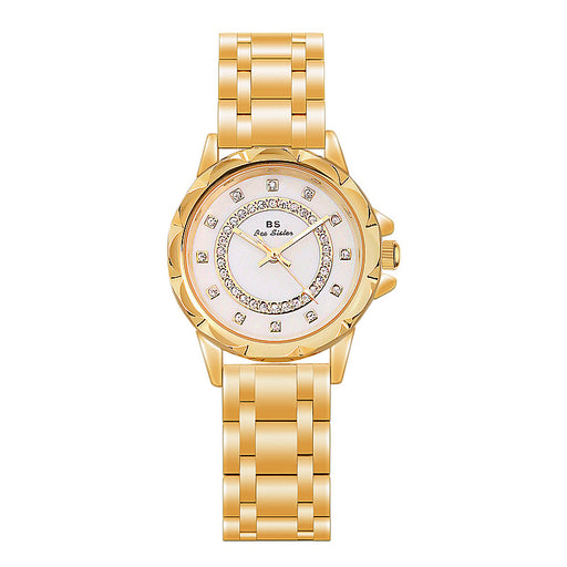 women's stone-set slim quartz watch - MRSLM