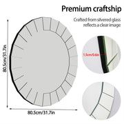 round decorative wall mirror, view 8 - MRSLM