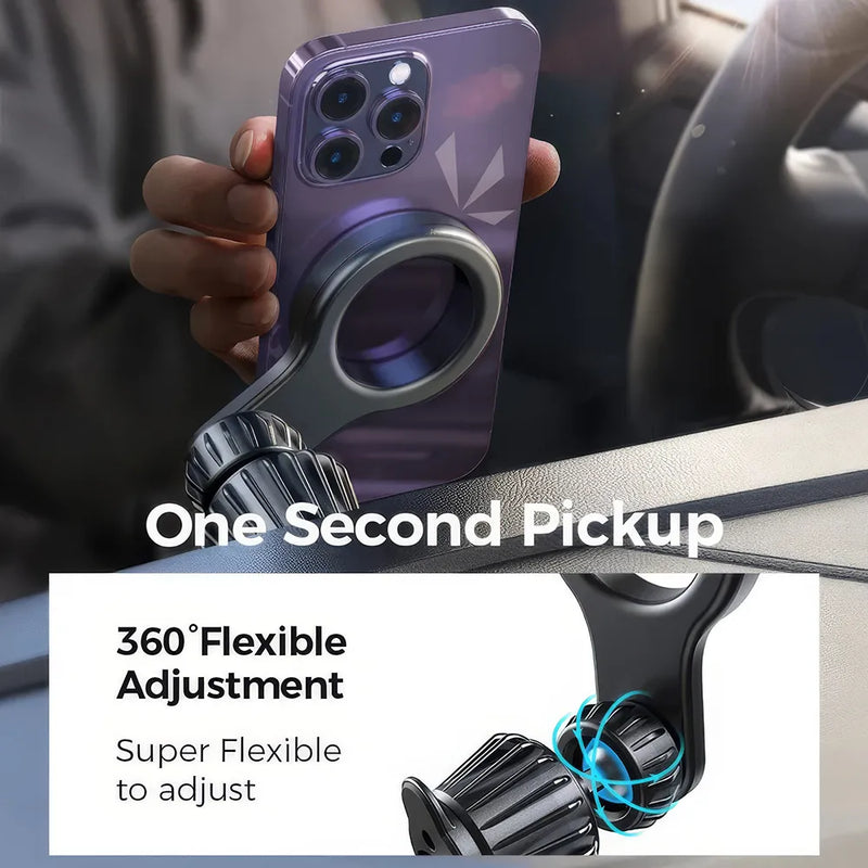 universal magnetic car phone holder, view 5 - MRSLM