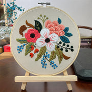 DIY floral embroidery kit, view 5 - MRSLM