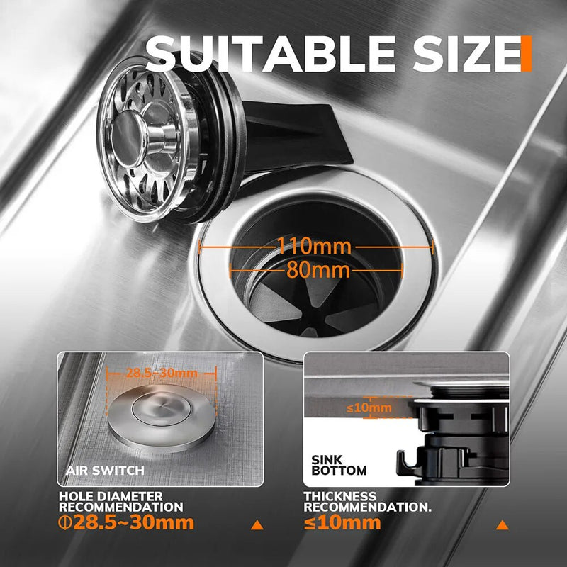 1/2 HP garbage disposal, view 7 - MRSLM