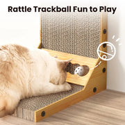L-shaped cat scratcher, view 5 - MRSLM