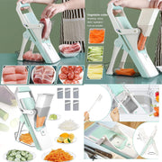 Adjustable stainless steel mandoline slicer, view 4 - MRSLM