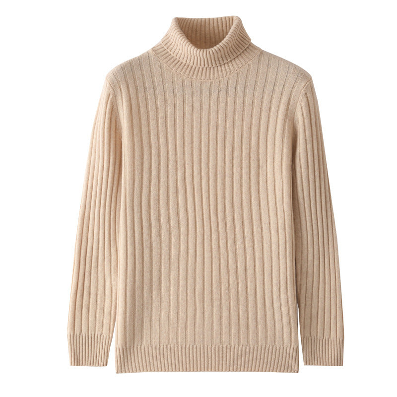 men's thick turtleneck sweater, view 5 - MRSLM