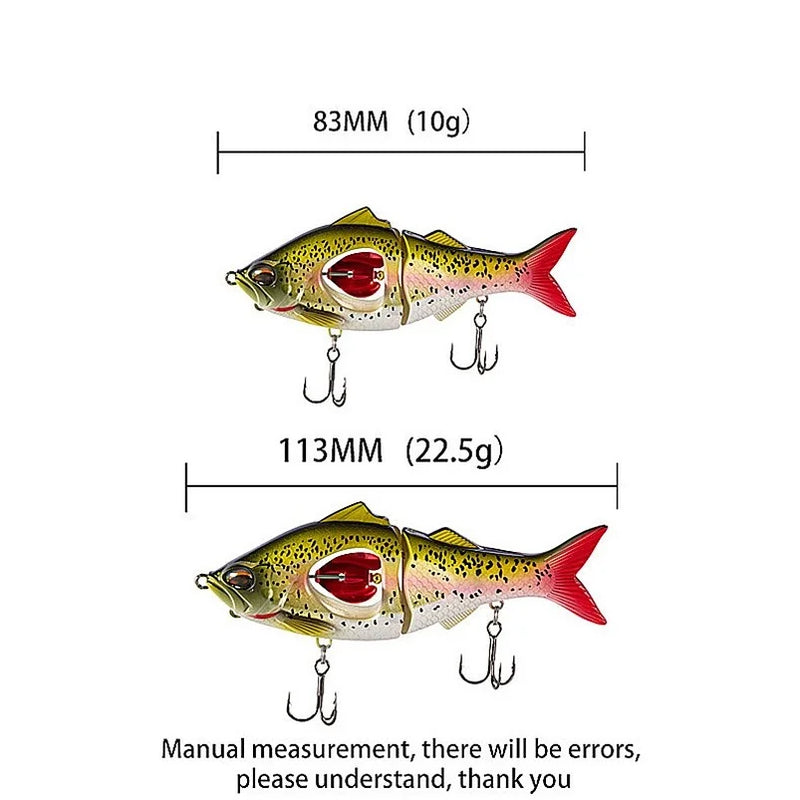 Sinking swimbait lure, view 12 - MRSLM