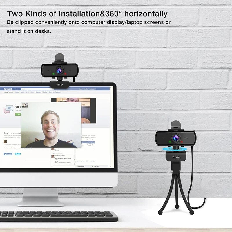 1440p webcam with microphone, view 3 - MRSLM
