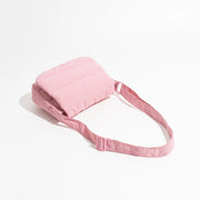 quilted nylon crossbody purse, view 10 - MRSLM