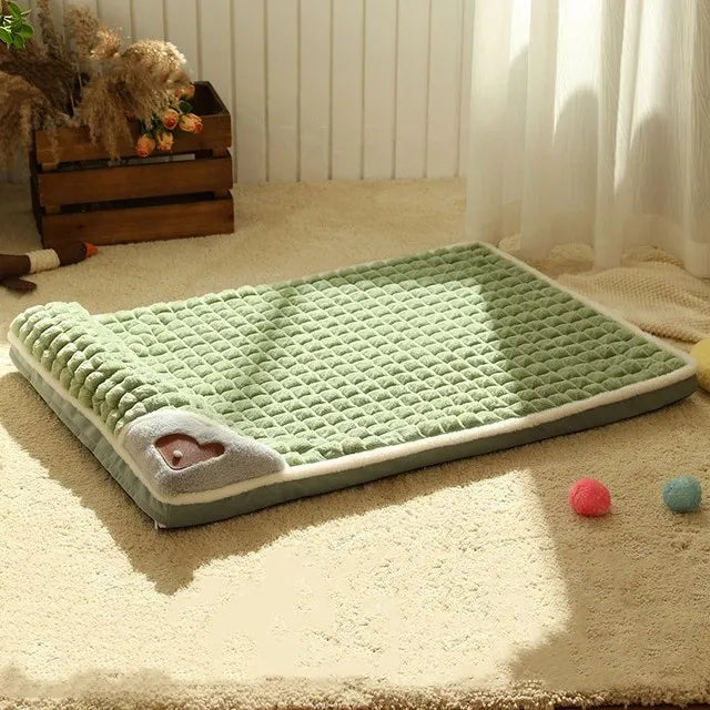 Fluffy warm removable washable pet mat, view 4 - MRSLM