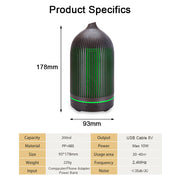 compact ultrasonic air humidifier, view 6 - MRSLM