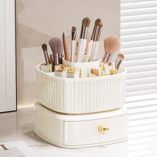 360 rotating makeup brush holder, view 2 - MRSLM