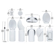 550ml foldable pet water bottle, view 6 - MRSLM