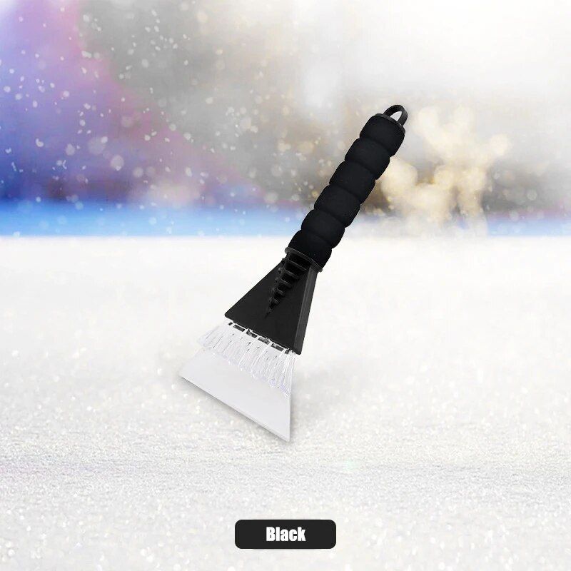 Quick Clean Ice Scraper & Snow Brush for Cars