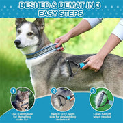 professional dog grooming comb, view 5 - MRSLM