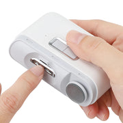 2-in-1 electric nail clipper polisher, view 10 - MRSLM