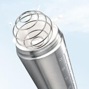 stainless steel protein shaker bottle, view 7 - MRSLM