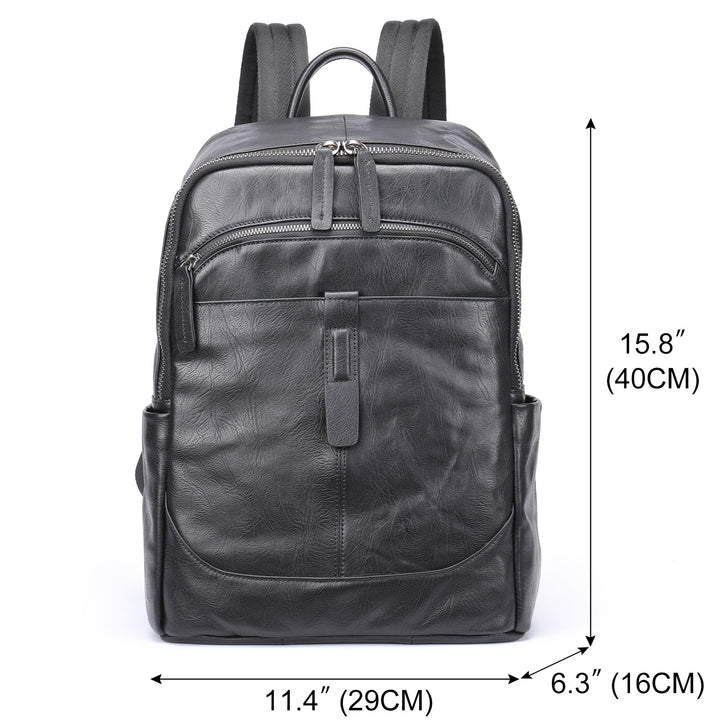 Genuine Leather Simple Travel Business Leisure Large Capacity Computer Bag