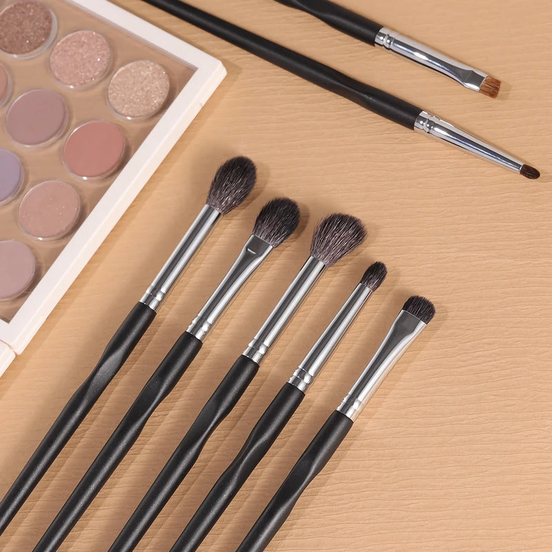 7-piece premium eye makeup brush set, view 3 - MRSLM