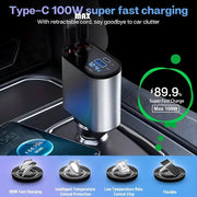 4-in-1 120W retractable car charger, view 7 - MRSLM