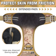 adjustable tactical dog harness, view 5 - MRSLM