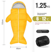 kids camping sleeping bag, view 2 - MRSLM