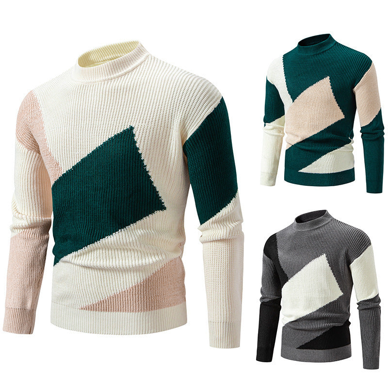 round neck jacquard sweater - MRSLM