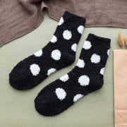 Candy color fluffy dot socks for women, view 8 - MRSLM