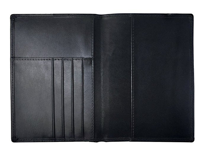rfid leather passport holder, view 5 - MRSLM
