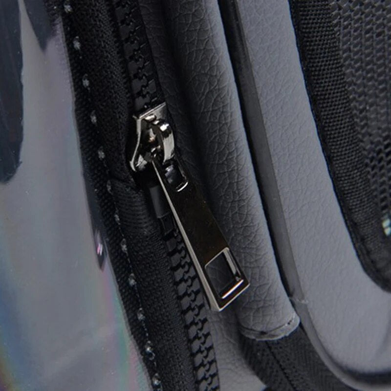transparent foldable cat carrier bag, view 18 - MRSLM