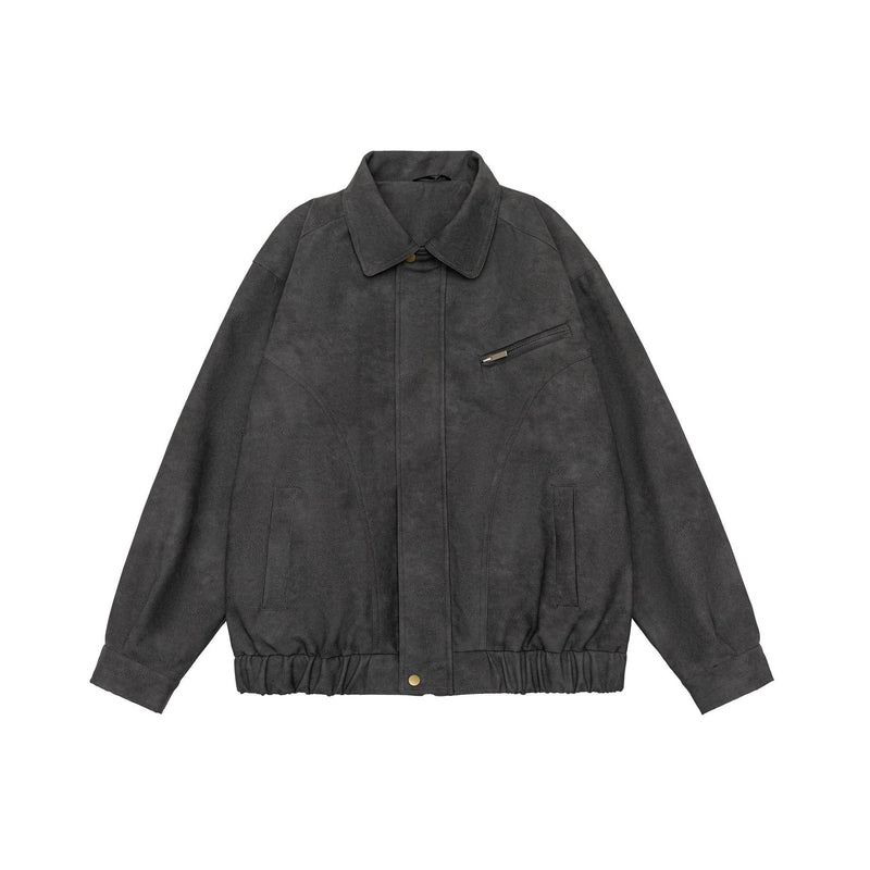 american retro PU leather jacket, view 6 - MRSLM