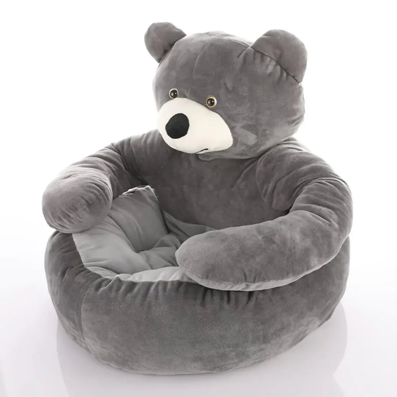 plush teddy bear pet bed, view 4 - MRSLM