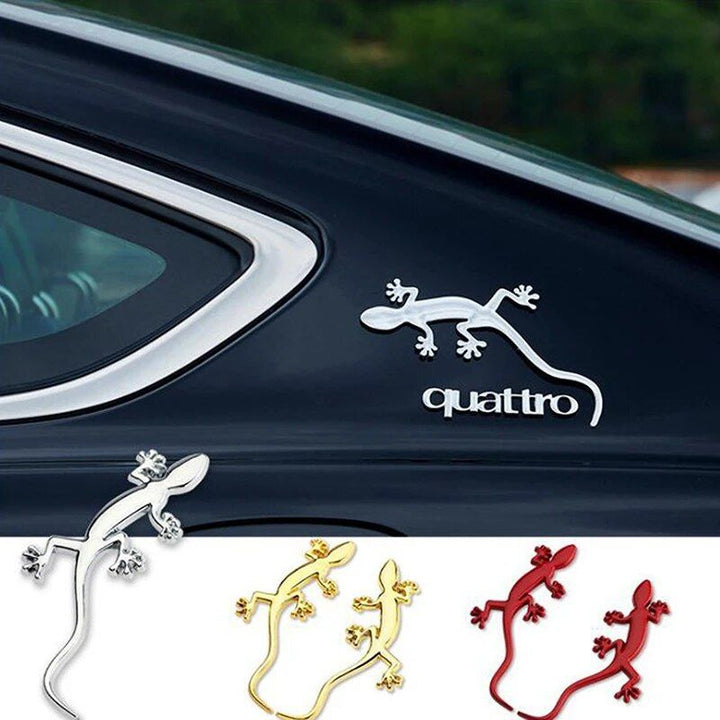 Reflective Gecko Lizard Car Decal