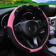 diamond crown steering wheel cover, view 5 - MRSLM