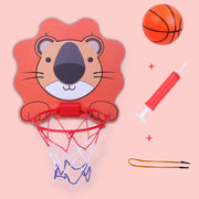 kids cartoon animal basketball hoop kit, view 3 - MRSLM