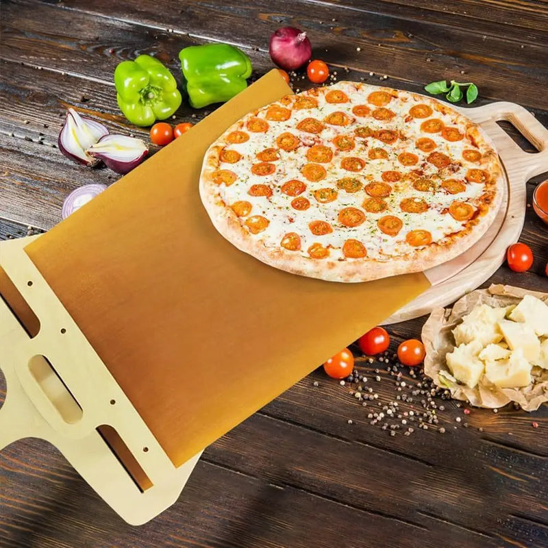 sliding pizza shovel transfer board, view 3 - MRSLM