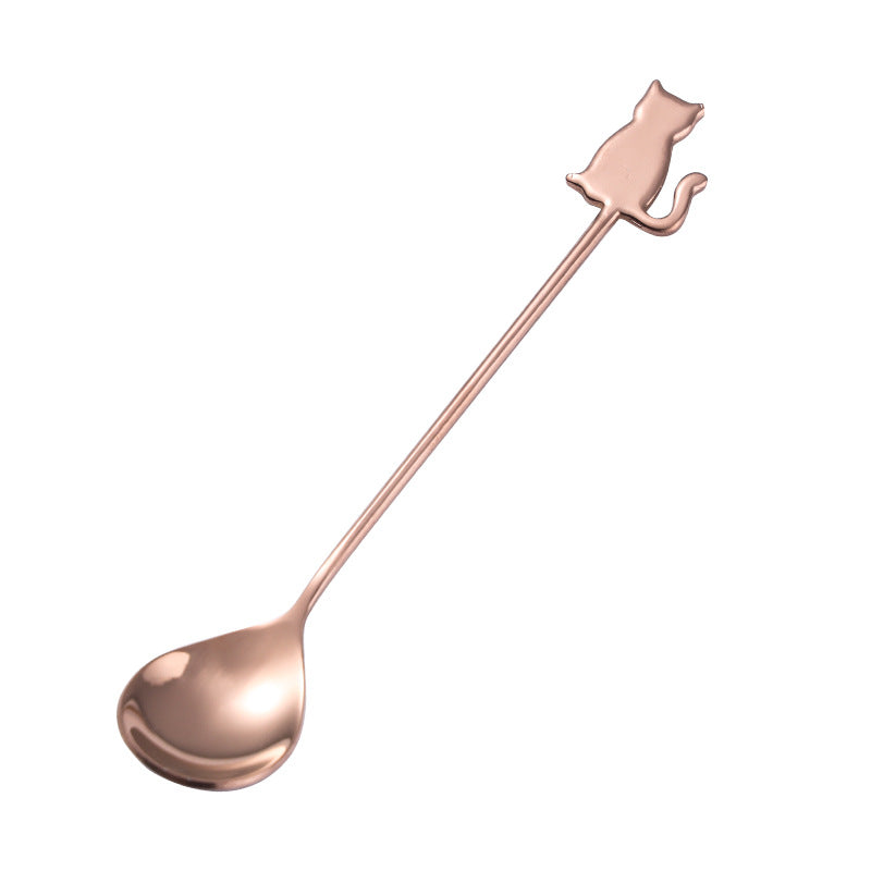 Cat stainless steel coffee spoon, view 7 - MRSLM