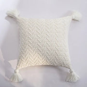 soft knit chenille cushion cover, view 5 - MRSLM