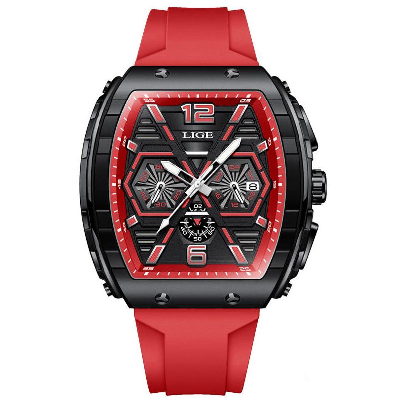 square chronograph watch, view 5 - MRSLM