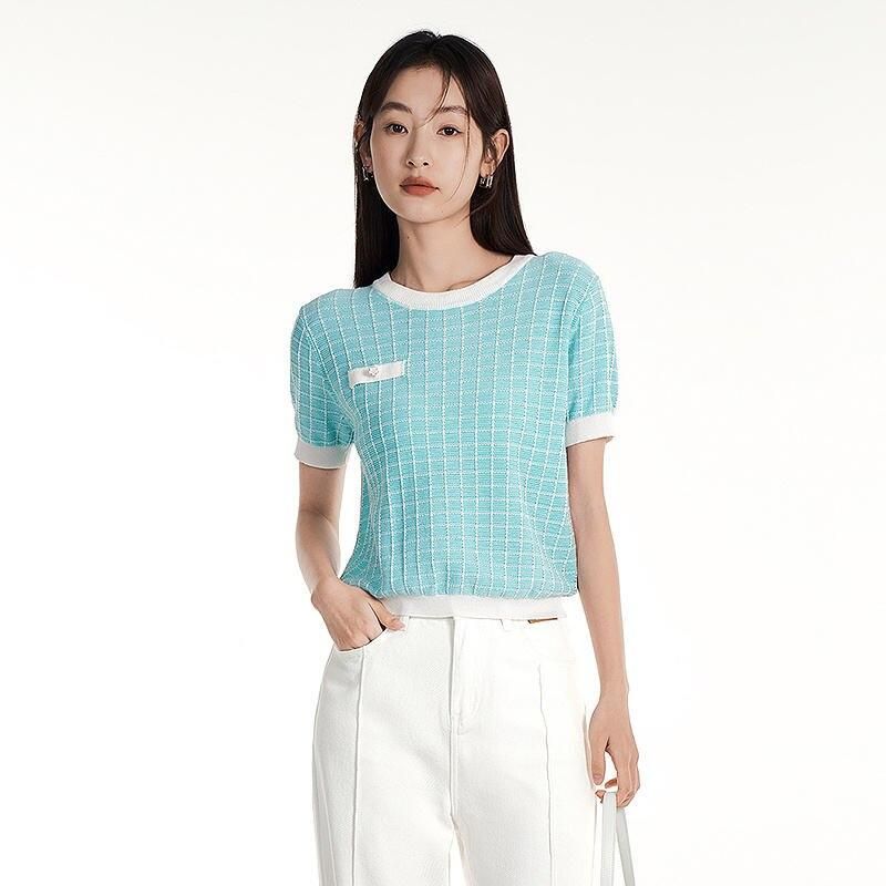 geometric knit top - MRSLM