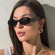 retro oval sunglasses, view 7 - MRSLM