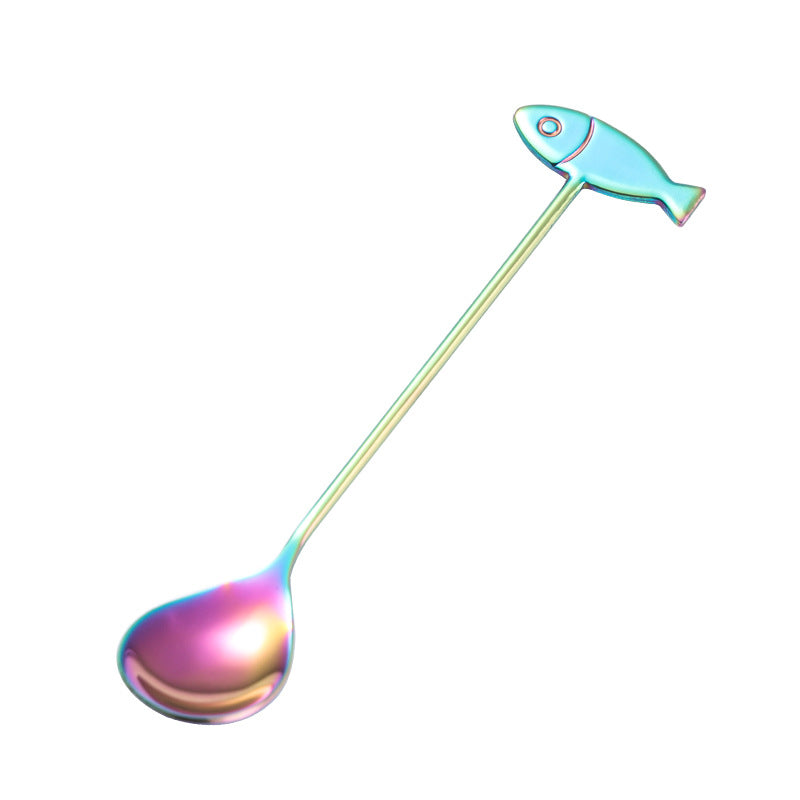 Cat stainless steel coffee spoon, view 15 - MRSLM