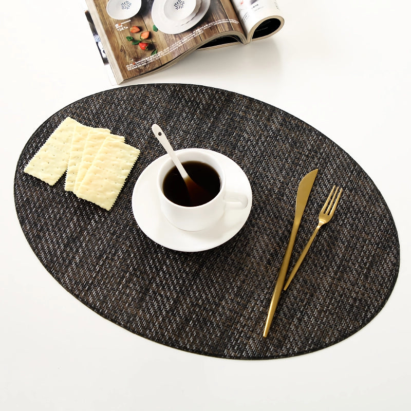 japanese style oval table mat, view 3 - MRSLM