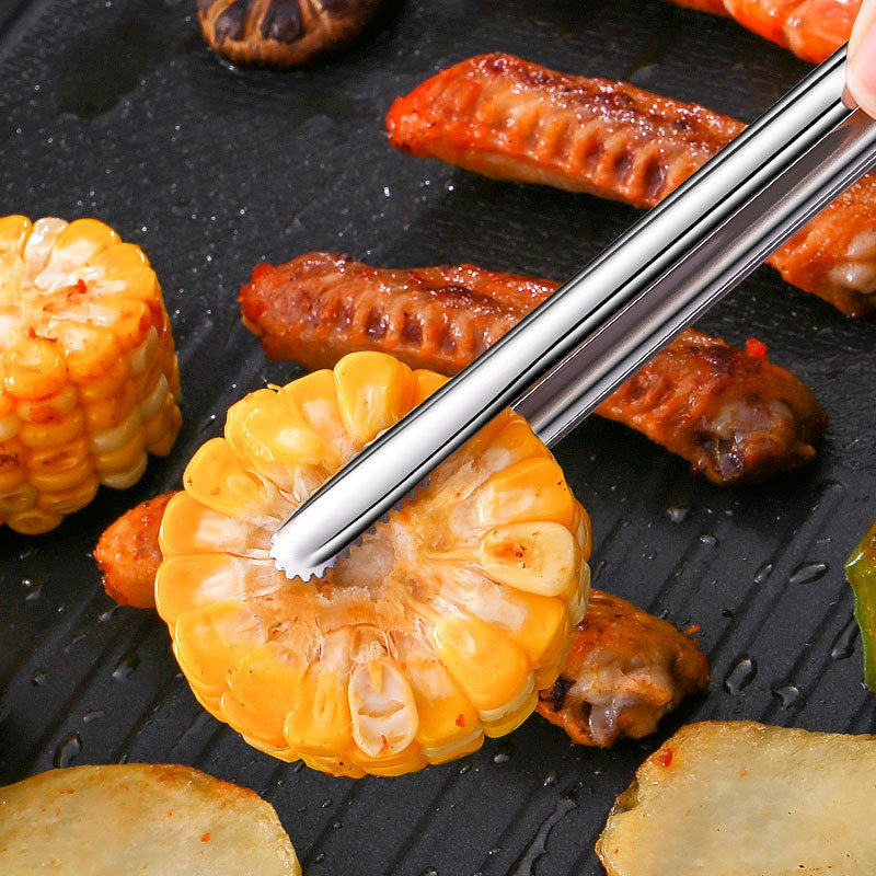 stainless steel grill tongs, view 6 - MRSLM