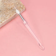soft silicone eyeshadow and lip applicator brush, view 3 - MRSLM