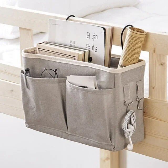 bedside hanging storage organizer, view 6 - MRSLM