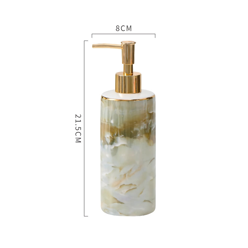 nordic style ceramic soap dispenser, view 14 - MRSLM