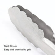 stainless steel BBQ tongs, view 8 - MRSLM