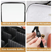 LED cosmetic case with mirror, view 8 - MRSLM