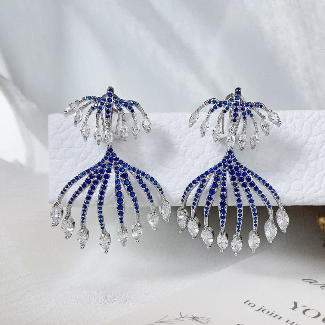 Fashion Smart Sea Jellyfish Tassel Earrings